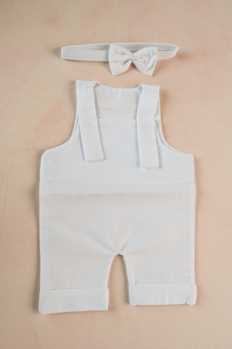 White Overalls Set for 12-13